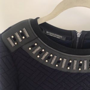 *Like New* Maison Scotch Quilted Sweater